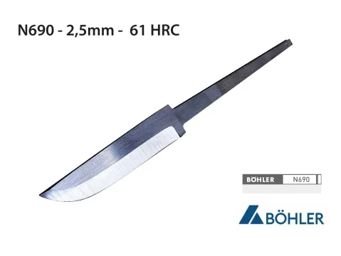 Čepel F – 2,5 × 20 × 215 mm/93 mm