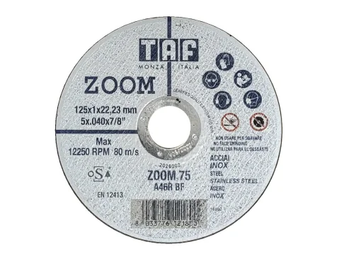 Řezný kotouč Taf 125 × 1 × 22,3 mm