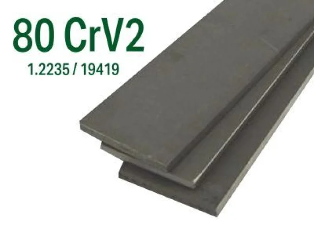 80CrV2 (1.2235) – plochá ocel
