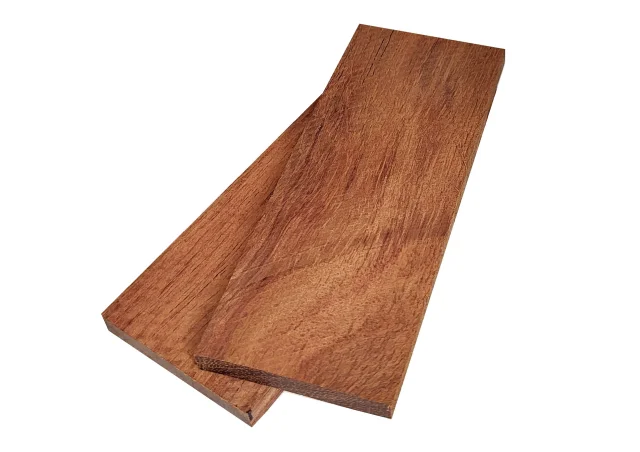 Bubinga – pár střenek 7 × 45 × 120 mm