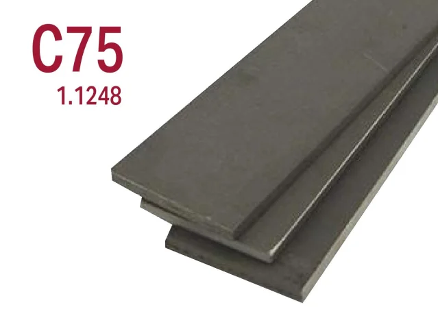 C75 (1.1249) – plochá ocel