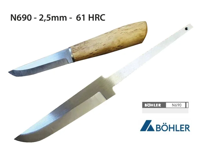 Čepel F1 – 2,5 × 24 × 205 mm/110 mm