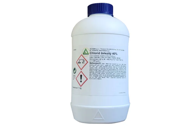 Chlorid železitý 1 kg roztok 40%
