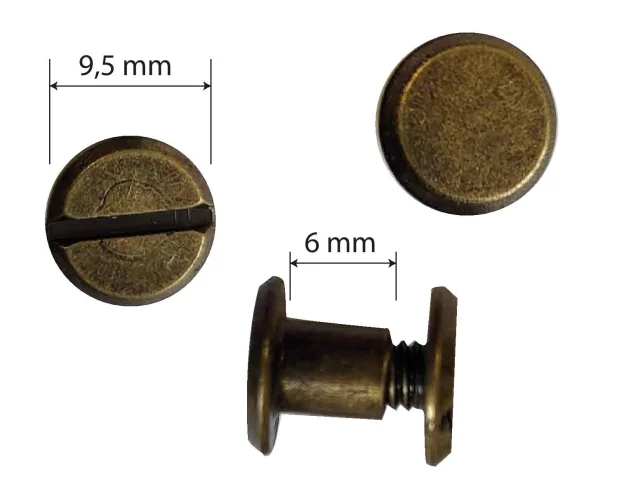 Opaskový šroub Chicago 9,5 × 6 mm