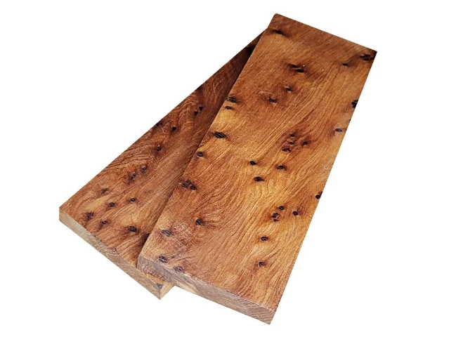 Thuja burl (Maroko) – pár střenek 8 × 42 × 130 mm
